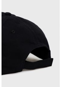 Hollister Co. czapka z daszkiem bawełniana kolor czarny z aplikacją. Kolor: czarny. Materiał: bawełna. Wzór: aplikacja #2