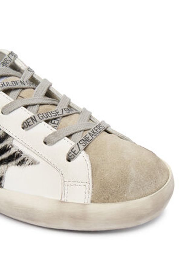 GOLDEN GOOSE - Golden Goose Sneakersy Super-Star Classic With List GWF00101.F002692.81571 Biały. Kolor: biały. Materiał: skóra