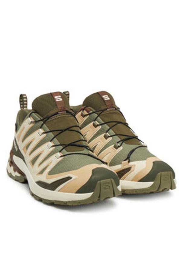 salomon - Salomon Buty do biegania Xa Pro 3D V9 Gore-Tex L47820200 Zielony. Kolor: zielony. Materiał: materiał. Technologia: Gore-Tex