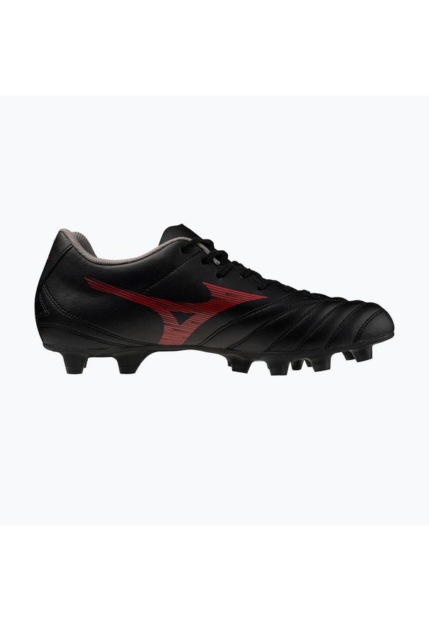 Buty piłkarskie Mizuno Monarcida Neo III Select Md black/morelia 40th red. Kolor: czarny. Sport: piłka nożna