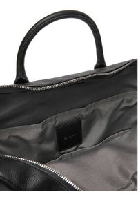 Calvin Klein Torba na laptopa Emblem Emboss Commuter LV04D3265G Czarny. Kolor: czarny. Materiał: skóra