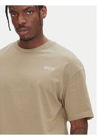 Jack & Jones - Jack&Jones T-Shirt Ames 12268471 Beżowy Relaxed Fit. Kolor: beżowy. Materiał: bawełna #3