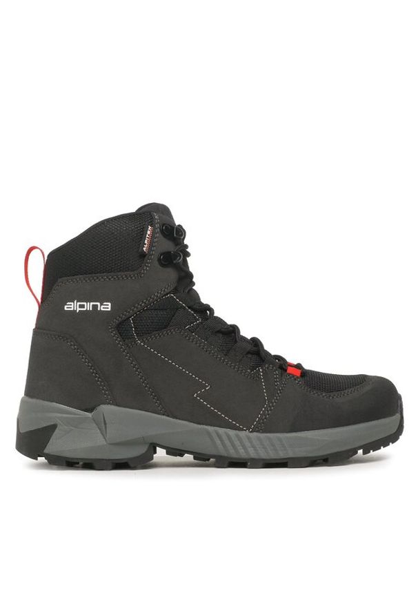 Alpina Trekkingi Tacker Mid 627D-2 Czarny. Kolor: czarny. Materiał: skóra. Sport: turystyka piesza