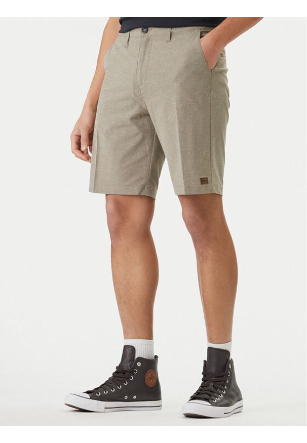 Billabong Szorty materiałowe Crossfire ABYWS00188 Beżowy Regular Fit. Kolor: beżowy. Materiał: syntetyk