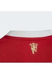 Koszulka do piłki nożnej dla dzieci Adidas jersey Manchester United 2021/22. Kolor: czerwony. Materiał: jersey. Sport: piłka nożna