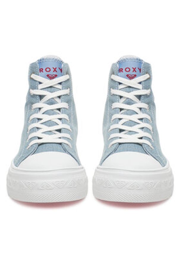Roxy Trampki V12-907 Niebieski. Kolor: niebieski. Materiał: materiał