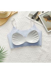 Intica - Biustonosz sportowy z pianki na treningi i codzienne aktywności Lyudmila. Kolor: czarny. Materiał: tkanina #5