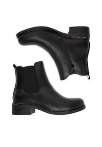 DeeZee Botki HX21055-1A Czarny. Kolor: czarny. Materiał: materiał #7