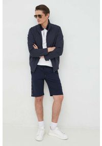 PAUL & SHARK - Paul&Shark kurtka męska kolor granatowy przejściowa. Okazja: na co dzień. Kolor: niebieski. Materiał: poliester, włókno, materiał. Styl: casual #6