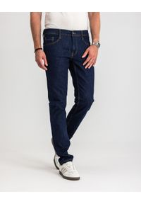 Męskie Spodnie Jeansowe Mustang Style Oregon Tapered Denim Blue 1017123 5000 901