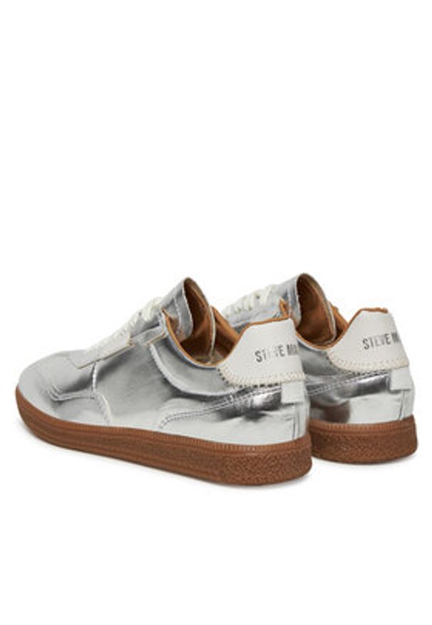 Steve Madden Sneakersy Emporia SM11003419 Srebrny. Kolor: srebrny. Materiał: skóra