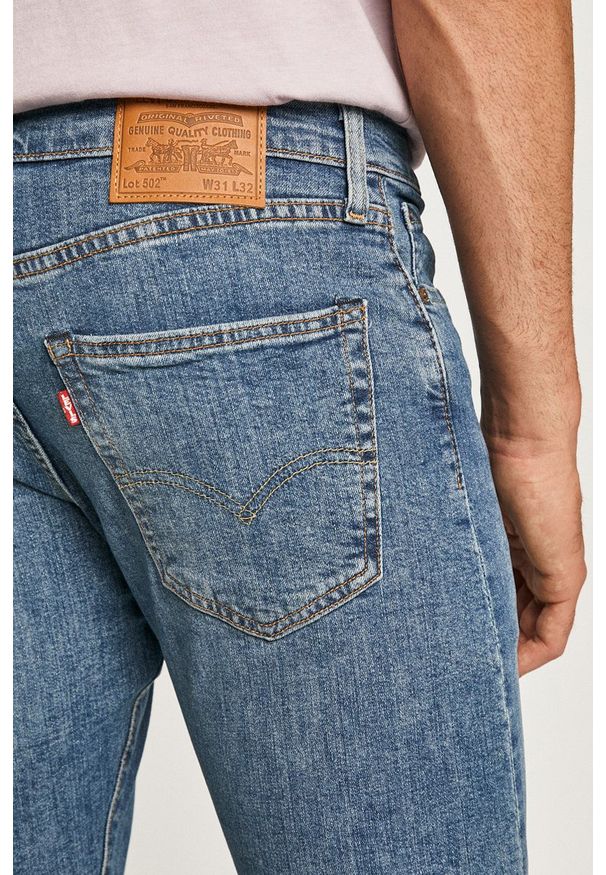 Levi's® - Levi's - Jeansy 502. Okazja: na spotkanie biznesowe. Kolor: niebieski. Styl: biznesowy