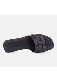 Marco Shoes Klapki z plecionych pasków czarne. Kolor: czarny #5