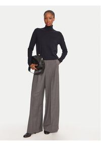 Weekend Max Mara Golf Kiku 2525366012 Granatowy Regular Fit. Typ kołnierza: golf. Kolor: niebieski. Materiał: jedwab #5