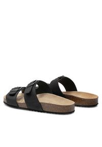 Geox Klapki D Brionia D35LSL 00032 C9999 Czarny. Kolor: czarny. Materiał: skóra, nubuk #5