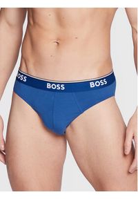BOSS - Boss Komplet 3 par slipów Power 50475273 Kolorowy. Materiał: bawełna. Wzór: kolorowy #5