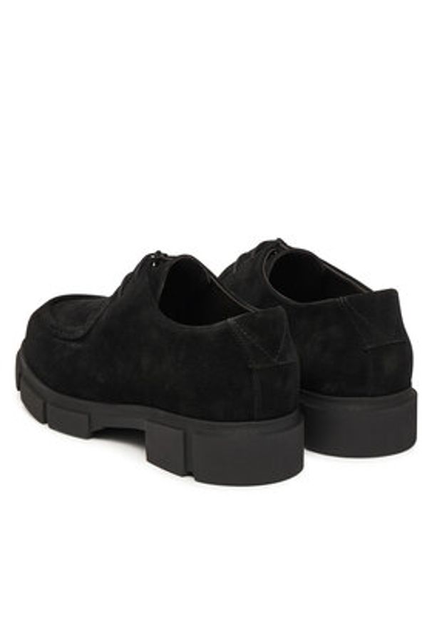 Guess Półbuty FMFFIO SUE13 Czarny. Kolor: czarny. Materiał: skóra, zamsz