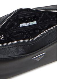 Guess Saszetka PMMISA P5245 Czarny. Kolor: czarny. Materiał: skóra
