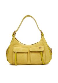 Pinko - PINKO Torebka Cargo Bag Classic PE 25 PLTT 102794 A29N Zielony. Kolor: zielony. Materiał: skórzane, zamszowe