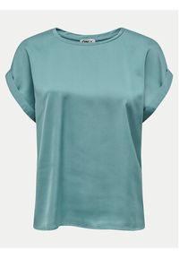 only - ONLY Bluzka Lieke 15303413 Zielony Regular Fit. Kolor: zielony. Materiał: syntetyk