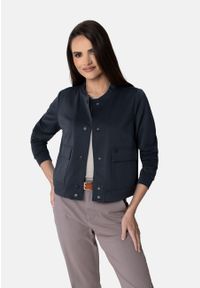 Volcano - Lekka kurtka typu bomberka J-KALIA. Materiał: tkanina, elastan, włókno, materiał, poliester, wiskoza. Długość: krótkie. Wzór: gładki, aplikacja. Styl: sportowy #1