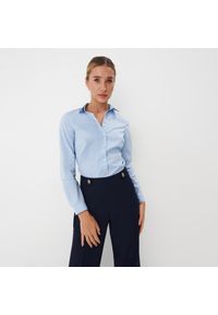 Mohito - Niebieska koszula body - Niebieski. Kolor: niebieski #1