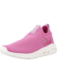 Geox - Buty GEOX J PHYPER GIRL Rose. Kolor: różowy. Materiał: tkanina. Sport: turystyka piesza