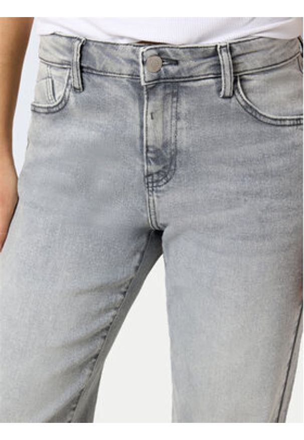 Noisy may - Noisy May Jeansy Yolanda 27030830 Szary Wide Leg. Kolor: szary