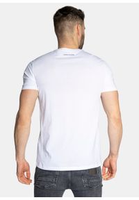 Koszulka męska biała Armani Exchange 8NZTCK Z8H4Z 1100. Kolor: biały