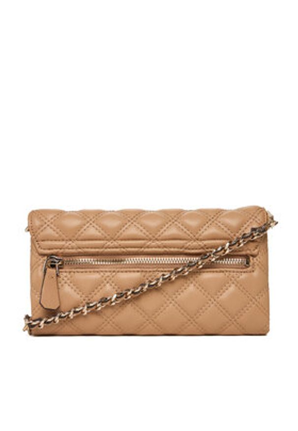 Guess Torebka Giully II Mini HWQG96 73750 Beżowy. Kolor: beżowy. Materiał: skórzane
