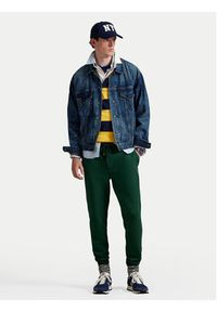 Polo Ralph Lauren Spodnie dresowe 710881518087 Zielony Regular Fit. Kolor: zielony. Materiał: syntetyk, bawełna #4