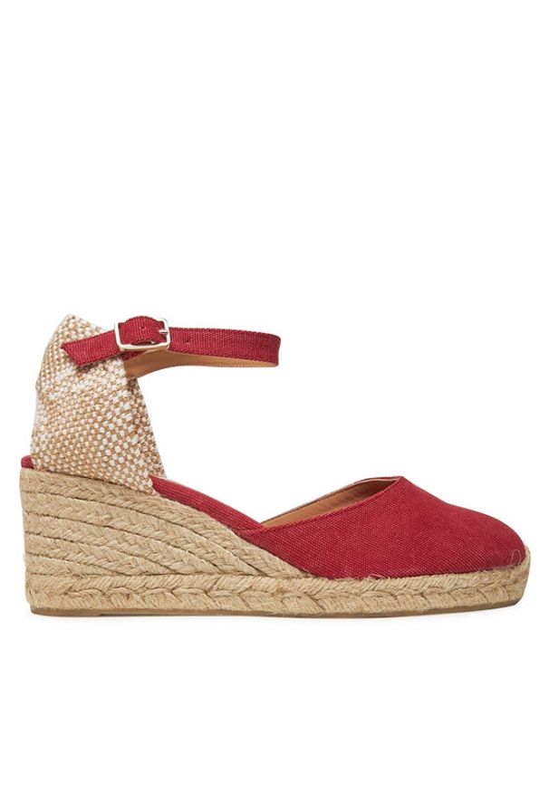 Castañer Espadryle Carol/6/002 021655 Czerwony. Kolor: czerwony. Materiał: materiał