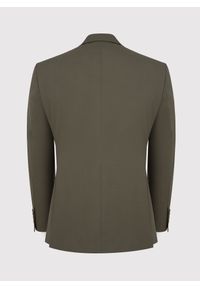 Pako Lorente - PAKO LORENTE – Zielona marynarka garniturowa z wełną. Okazja: na co dzień. Kolor: zielony. Materiał: wełna. Styl: casual #4