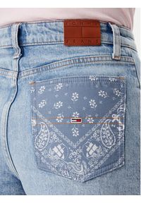 Tommy Jeans Szorty jeansowe DW0DW20087 Niebieski Slim Fit. Kolor: niebieski. Materiał: bawełna