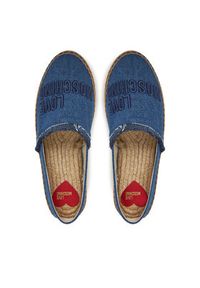 Love Moschino - LOVE MOSCHINO Espadryle JA10262G0MJO5700 Niebieski. Kolor: niebieski. Materiał: materiał #3