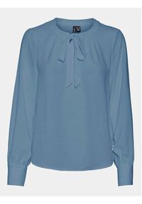 Vero Moda Bluzka Alva 10300577 Niebieski Regular Fit. Kolor: niebieski. Materiał: syntetyk #2