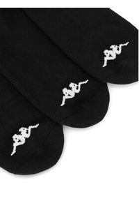 Kappa Zestaw 3 par niskich skarpet unisex KR_GOAL_SS25 (3-PACK) Czarny. Kolor: czarny. Materiał: materiał, bawełna