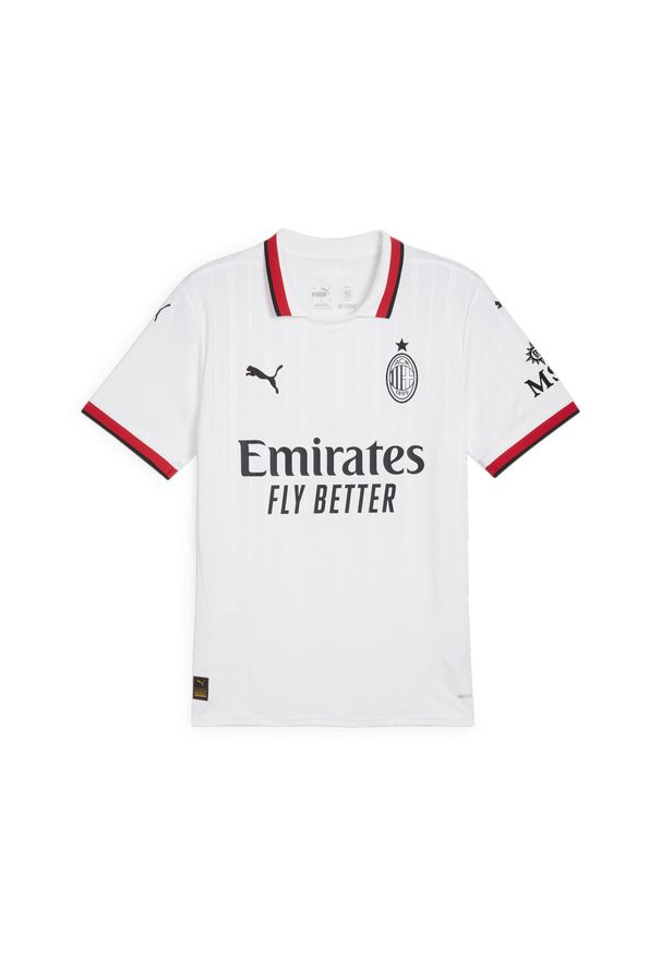 Puma - Męska koszulka wyjazdowa AC Milan 24/25 PUMA White. Kolor: biały. Sport: piłka nożna