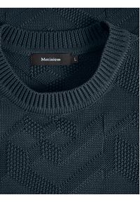 Matinique Sweter 30206829 Granatowy Regular Fit. Kolor: niebieski. Materiał: bawełna