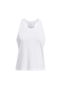 Damski tank top Under Armour Launch. Kolor: biały. Materiał: materiał. Sport: bieganie #1