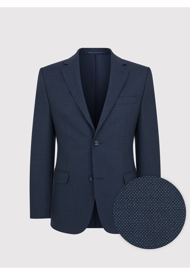Pako Lorente - PAKO LORENTE – Marynarka garniturowa w kolorze granatowym. Kolor: niebieski. Wzór: gładki