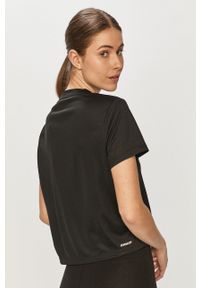 Adidas - adidas T-shirt GL3830 kolor czarny. Okazja: na co dzień. Kolor: czarny. Materiał: dzianina. Wzór: nadruk. Styl: casual #2