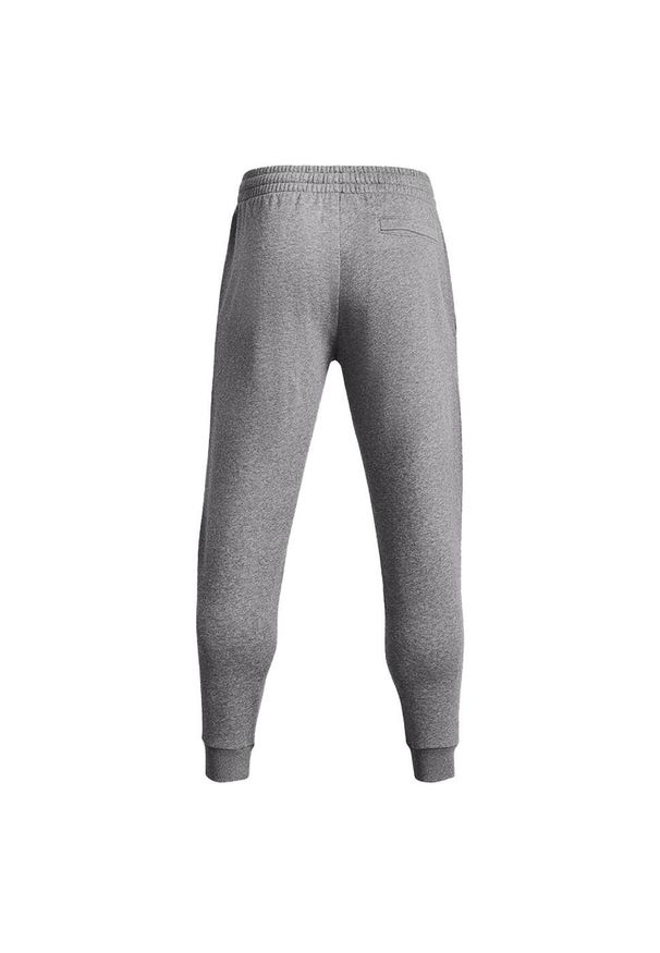 Under Armour - Spodnie Do Joggingu Męskie Polar Rival. Kolor: szary. Materiał: polar. Sport: bieganie