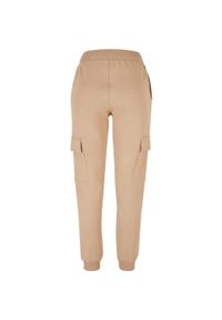 Damskie spodnie dresowe cargo Urban Classics GT. Kolor: beżowy. Materiał: dresówka. Długość: długie #2