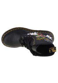 Dr Martens Glany Dr. Martens 1490 Floral DM27453001 czarne. Zapięcie: sznurówki. Kolor: czarny. Materiał: skóra, guma. Wzór: aplikacja, kwiaty #5