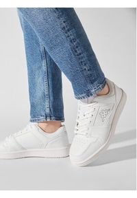 Kappa Sneakersy Logo Bernal 361G13W Biały. Kolor: biały. Materiał: skóra #6