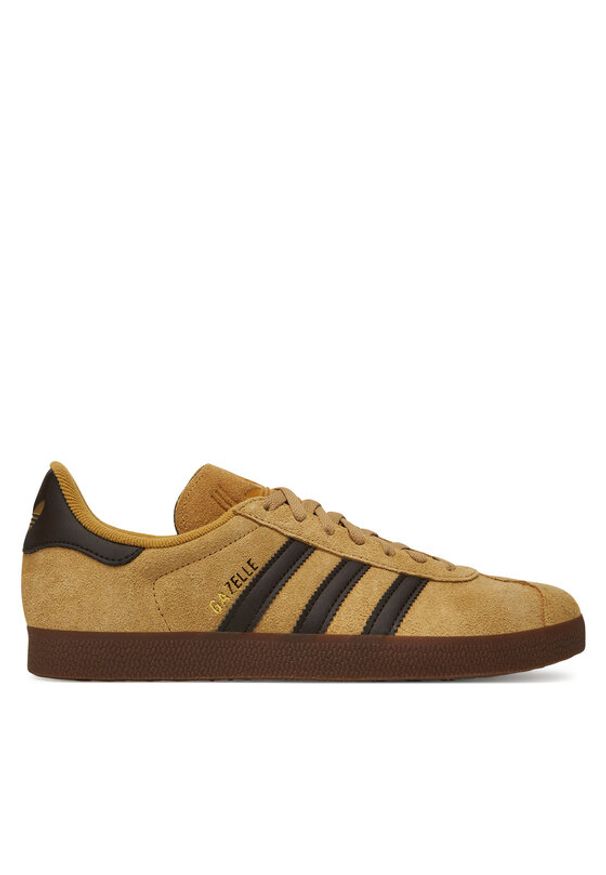 Adidas - adidas Sneakersy Gazelle JR6287 Beżowy. Kolor: beżowy. Materiał: skóra, zamsz. Model: Adidas Gazelle