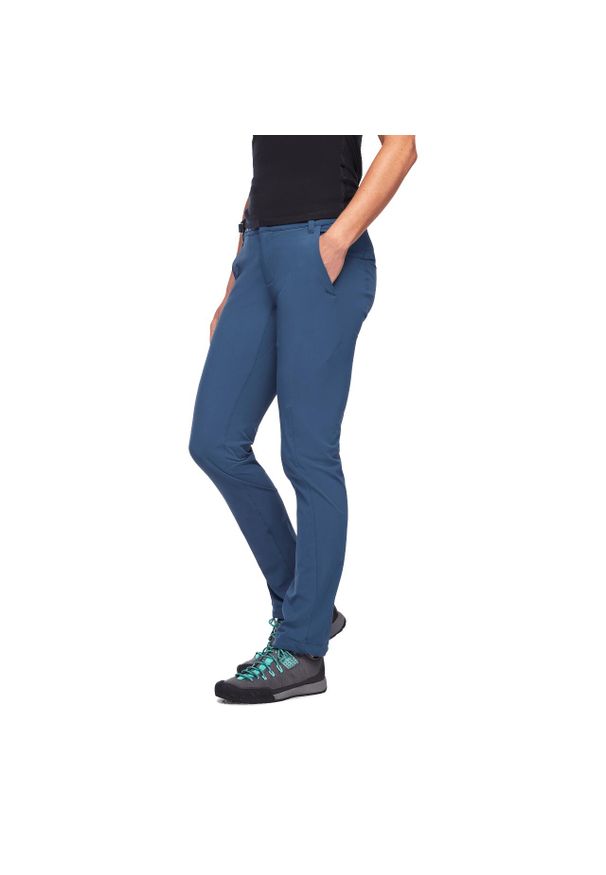 Spodnie trekkingowe damskie Black Diamond Alpine Light. Kolor: niebieski. Sezon: lato. Sport: turystyka piesza