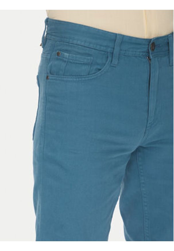 Blend Szorty jeansowe 20718128 Niebieski Regular Fit. Kolor: niebieski. Materiał: bawełna
