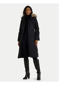 Lauren Ralph Lauren - LAUREN RALPH LAUREN Płaszcz zimowy 297957518004 Granatowy Regular Fit. Kolor: niebieski. Materiał: syntetyk. Sezon: zima